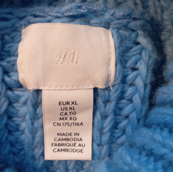 H&M Chunky Knit Sweater XL - Picture 6 of 8